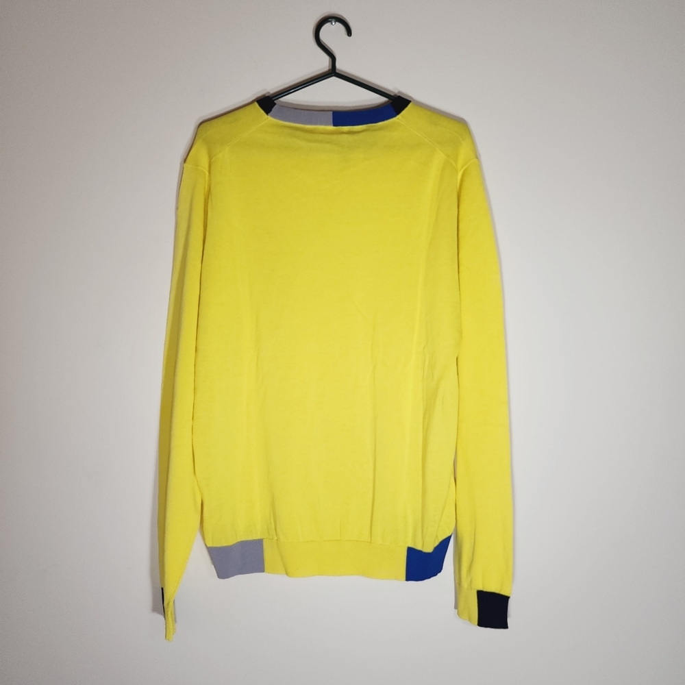 SUN 68 yellow sweater 100% cotton - Picture 4 of 9